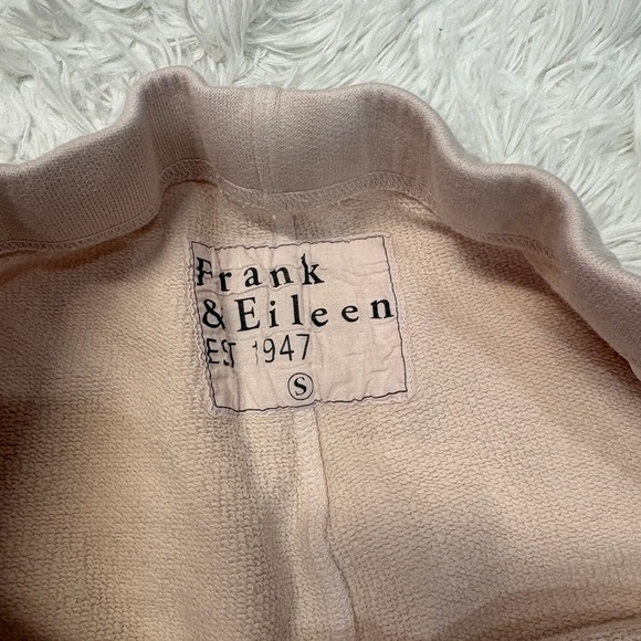 Frank & Eileen CATHERINE Triple Fleece Wide Leg Crop Sweatpants Rose Pink - Picture 5 of 7